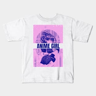 Anime Girl Kids T-Shirt